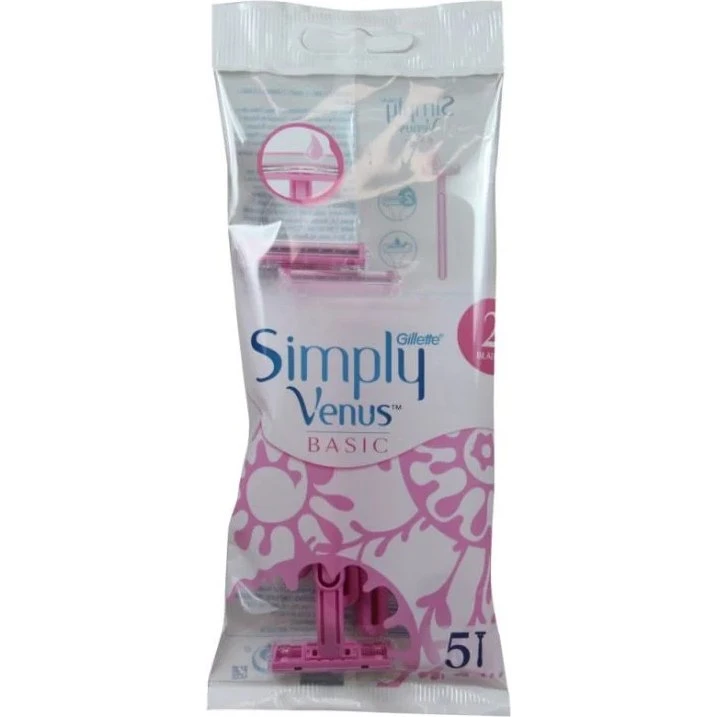 Gillette Simply Venus Basic Wegwerpscheermes - 5 Stuks