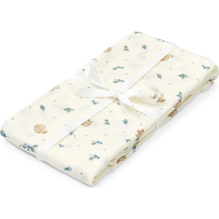 Cam Cam Copenhagen Blauwe bessen wikkeldoek 120x120 cm