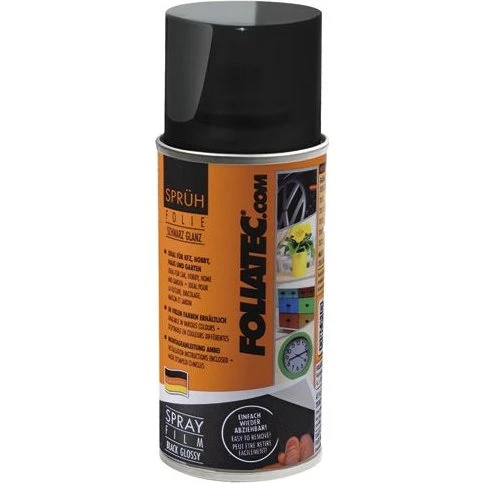 Foliatec Spray Film Zwart Glanzend 1x150ml