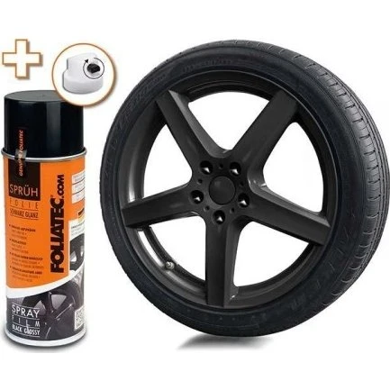 Foliatec Spuitfolie Zwart Glanzend 400 ml