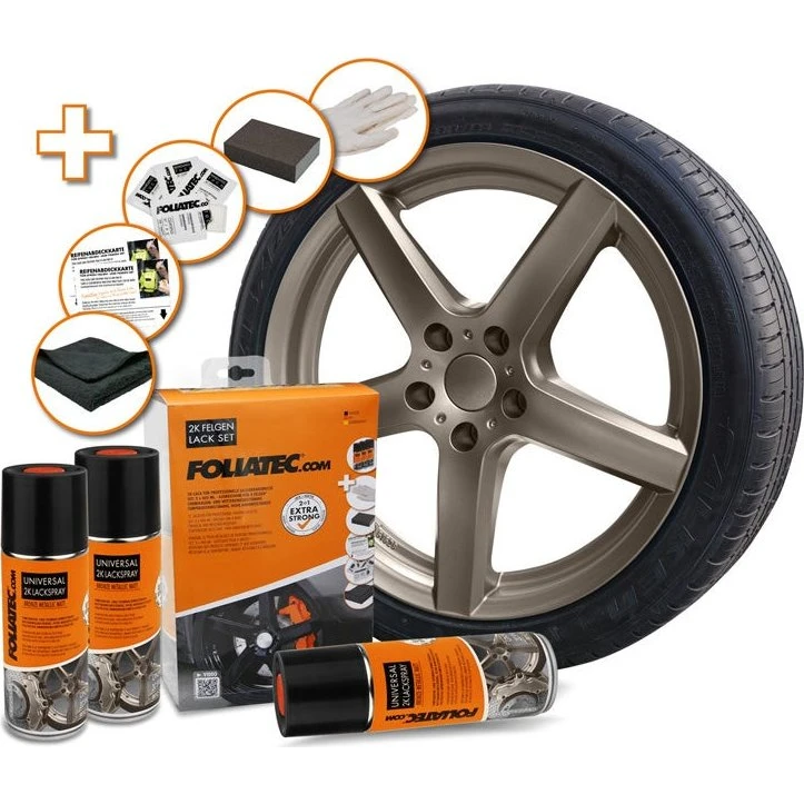 Foliatec Universal 2C Brons Metallic Glanzend 3x400ml