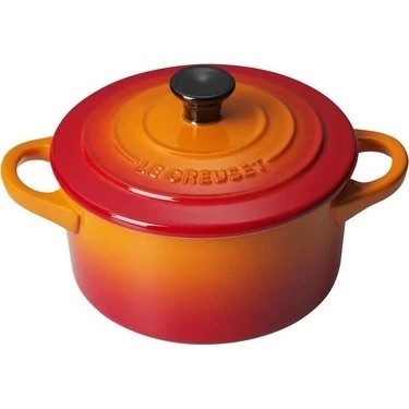 Le Creuset Stoofpannetje Oranjerood Mini 10 cm