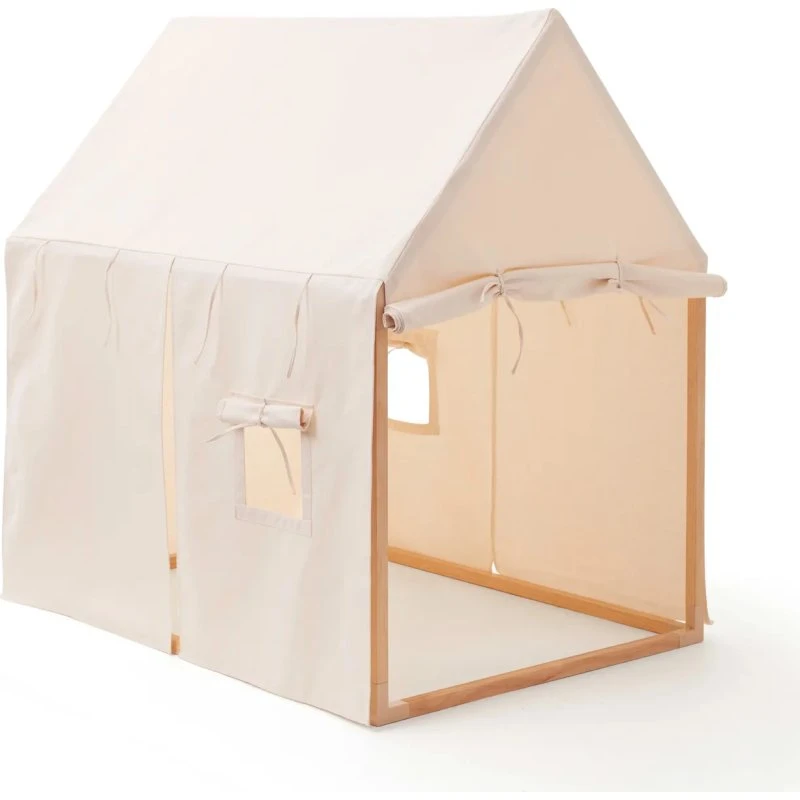 Speelhuis Cottage van biokatoen - Natuurwit
