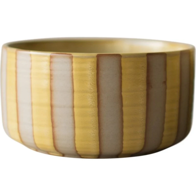DBKD Line Decoratieve Schaal - Geel - Ø16 cm