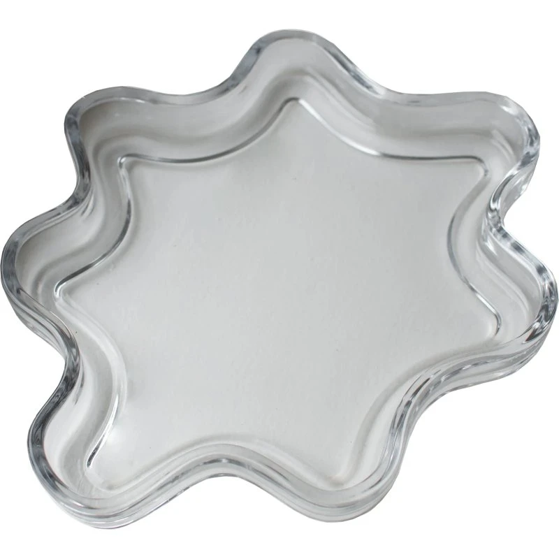 DBKD Filter decoratieschaal Clear, Ø22x2 cm