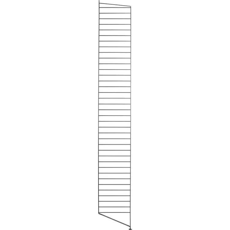 String Vloerpaneel, 30 x 200 cm, Zwart