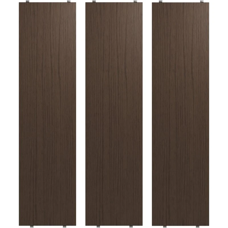 String System Planken, Donker Eiken, 78x20 cm, 3-stuks