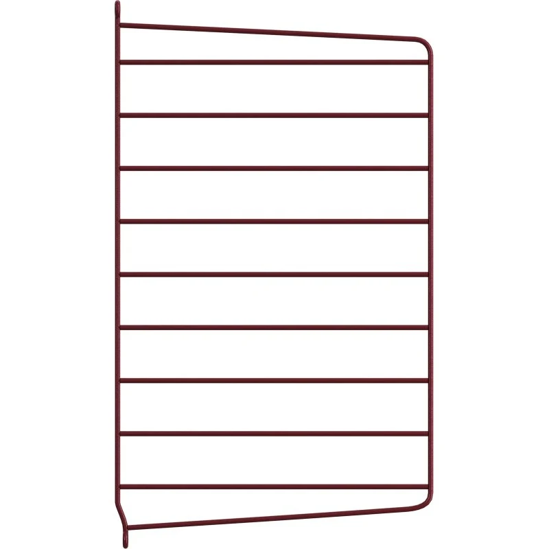 String Wandpaneel System, 30 x 50 cm, Donkerrood
