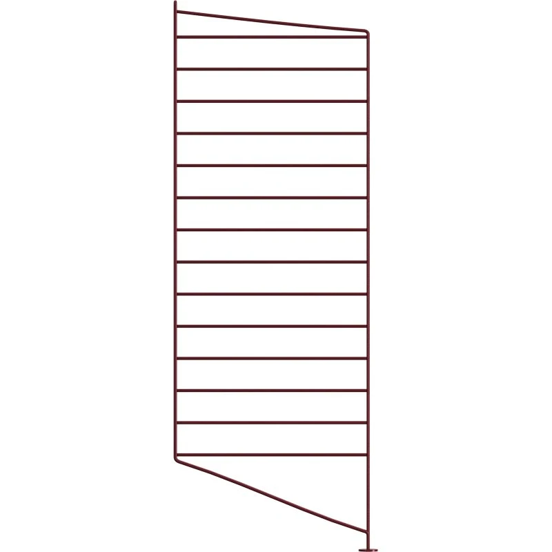 String Vloerpaneel String System, 30 x 85 cm, Donkerrood