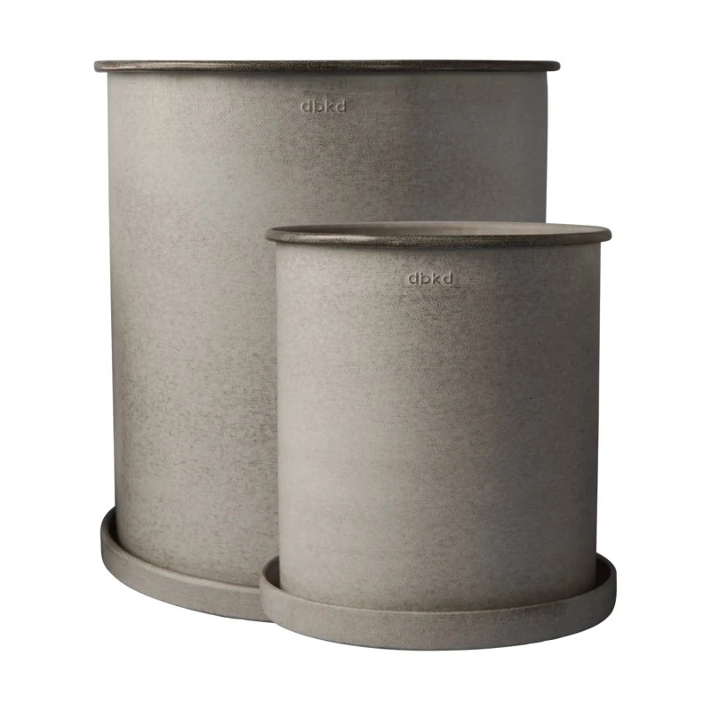 DBKD Grote Outdoor Plantenpotten 2-delig - Beige