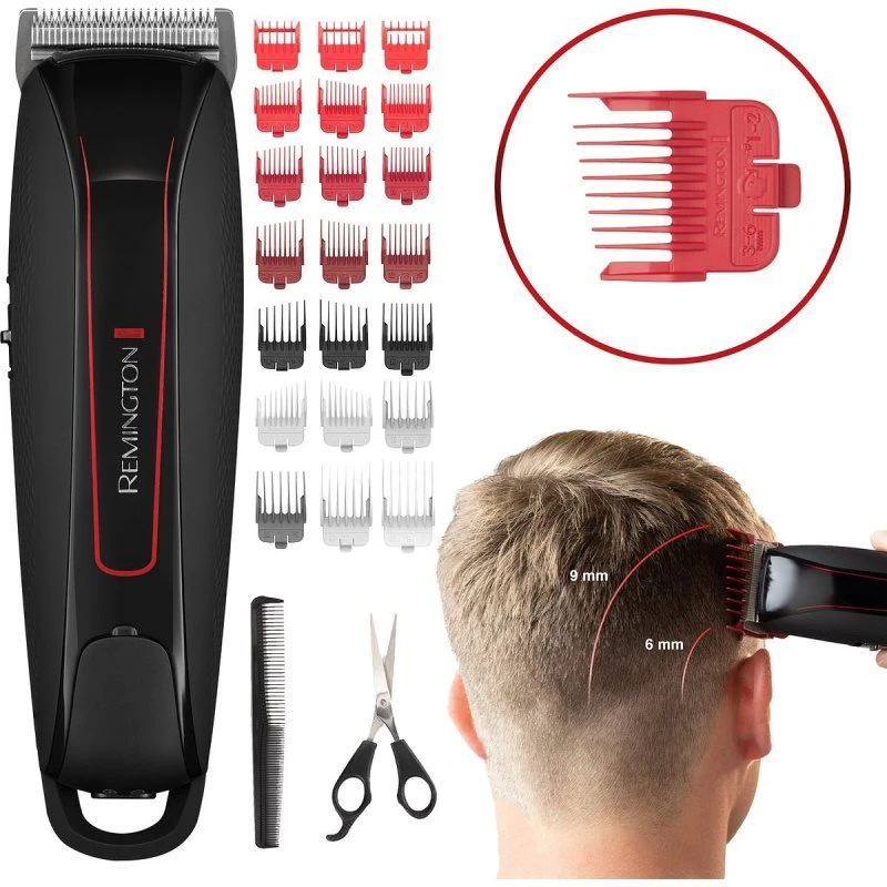 Remington Easy Fade Pro HC550 tondeuse - 10 fade-kammen, zwart