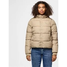 Pcbee Korte Pufferjas Silver Mink