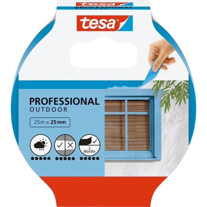 tesa® Professional Outdoor Afdekband 25 mm x 25 m