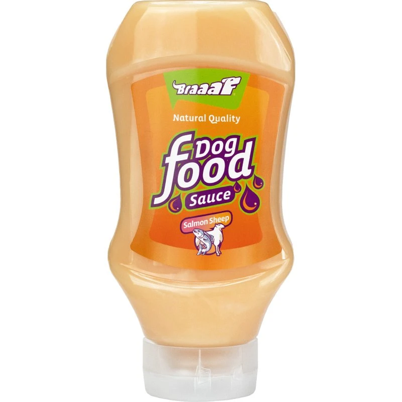 Braaaf Zalmolie & Schapenvet Hondensnack 500 ml