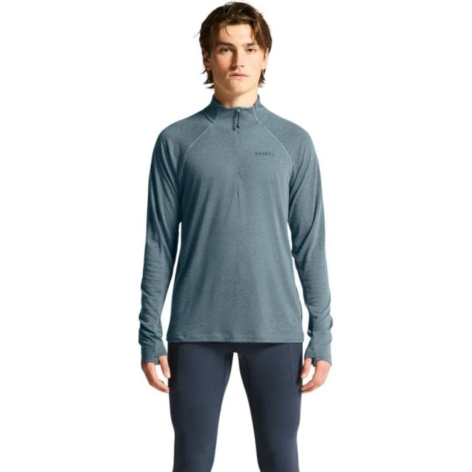 Craft Merino Underlayer met 1/2 rits - Lange mouwen