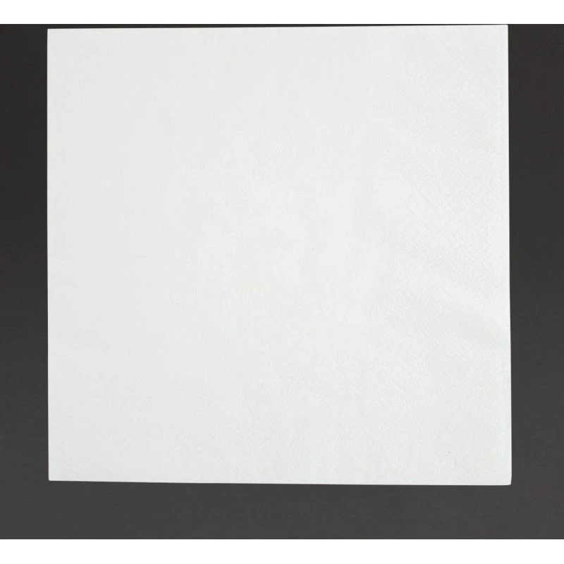 Fiesta Recyclable Lunchservetten 1/4 Vouw Wit 330mm (2000 Stuks)