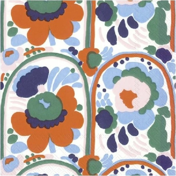 Marimekko Karuselli Lunchservetten 33x33 cm, 20 stuks, Oranje