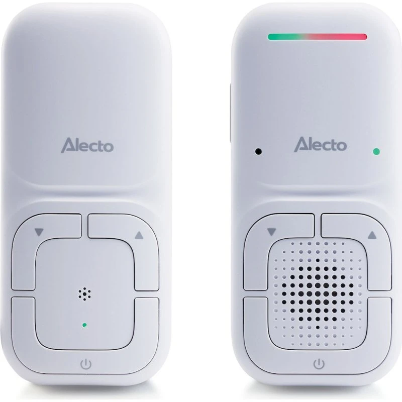 Alecto DBX130 Audio Babyfoon Wit, Full Eco DECT met Groot Bereik