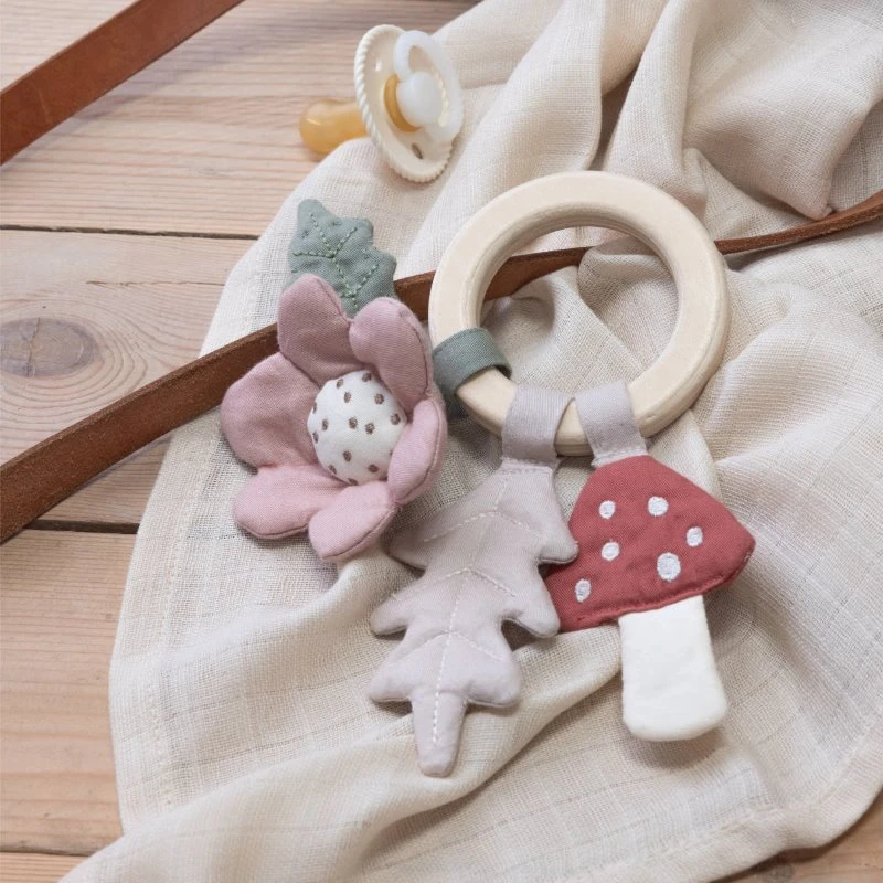 Sebra Activiteiten Rammelaar Biologisch Katoen Beige