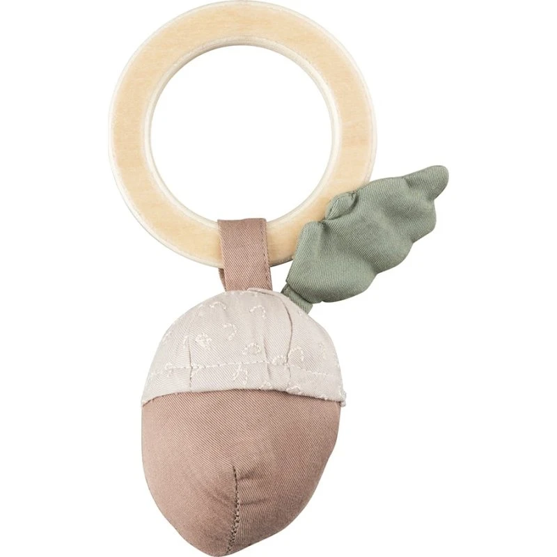 Sebra Rammelaar Acorn biologisch katoen beige