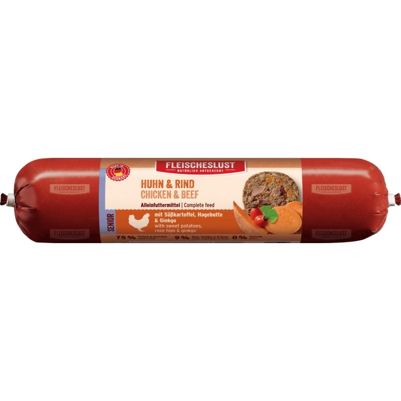 Fleischeslust Lifecycle Senior Kip & Rundvlees & Zoete Aardappel 800 g