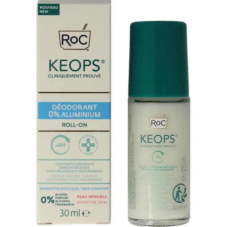 RoC Keops Deo Roll-on 0% Aluminium 30ml