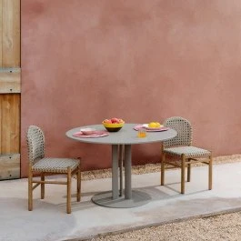 Kave Home Sedalis Tuintafel Taupe Ø120cm