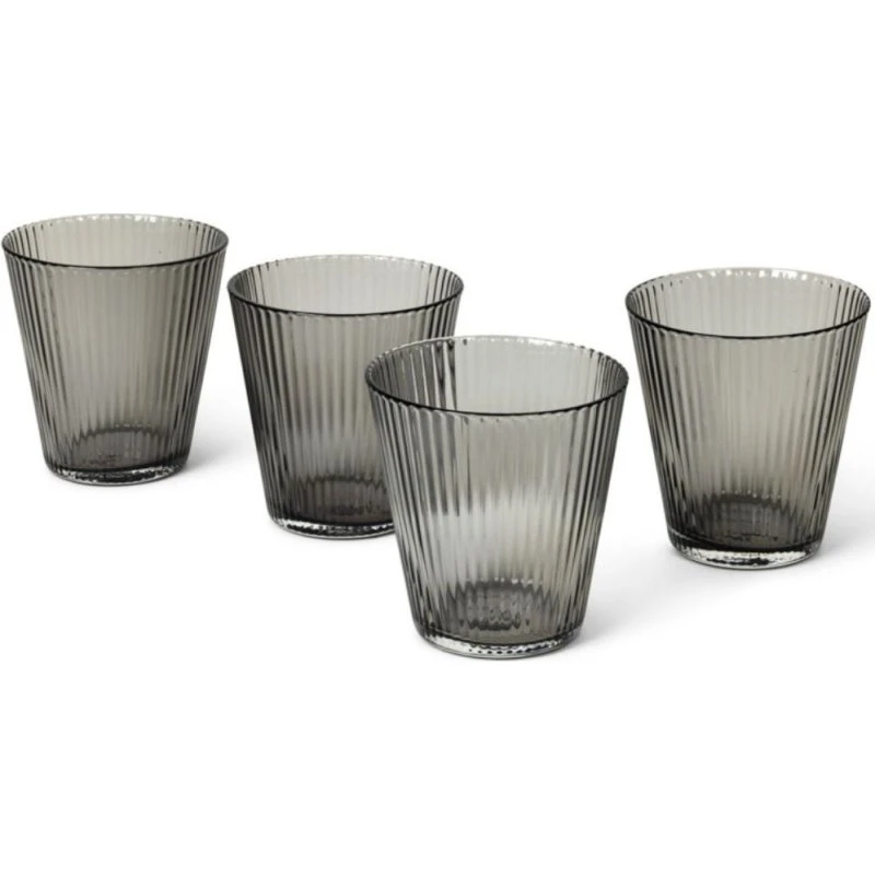 Rosendahl Grand Cru Mouthblown Waterglas, set van 4, 260 ml, rokerig