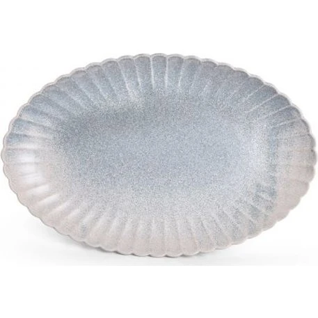 Fine2Dine Blue Faded Dune Serveerschaal 41x26cm