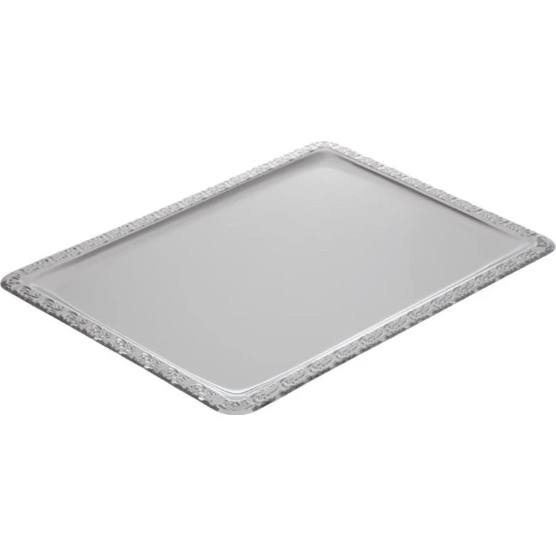 APS RVS Serveerschaal 50x36cm met versierde rand