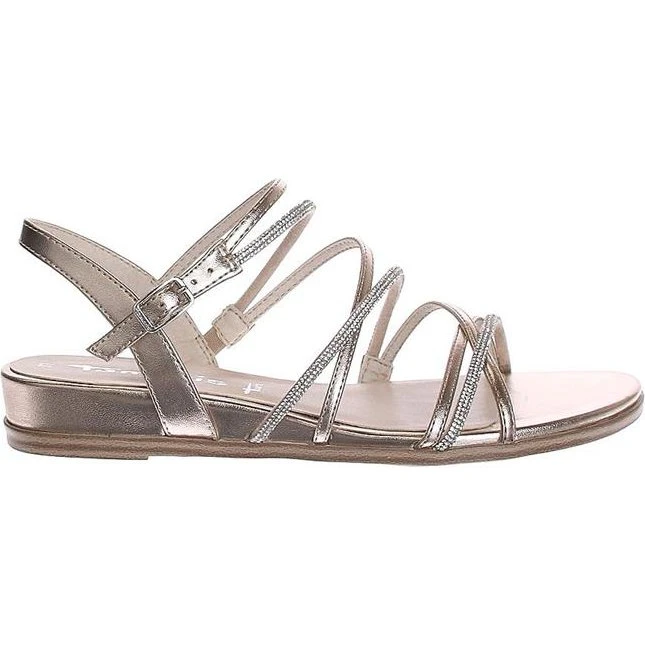 Tamaris Vegan Damessandalen Light Gold 1-28103-42