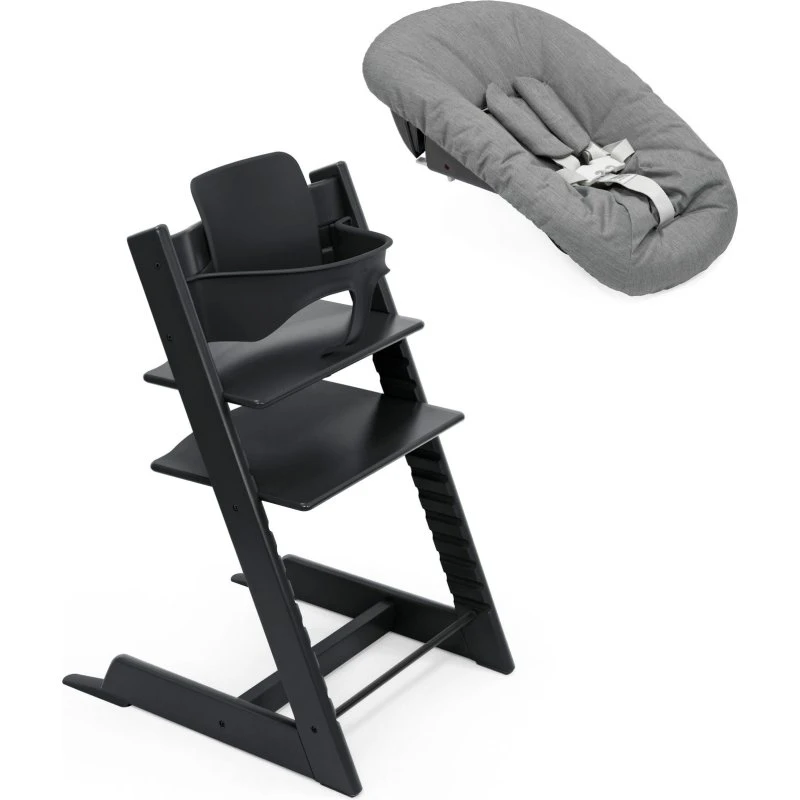 Stokke Tripp Trapp Vanilla White Set met Newbornset + Babyset