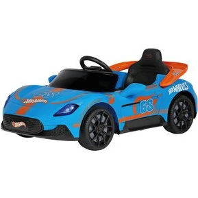 Peg-Perego Hot Wheels OR0123L Blauwe R/C Kinderauto 12V