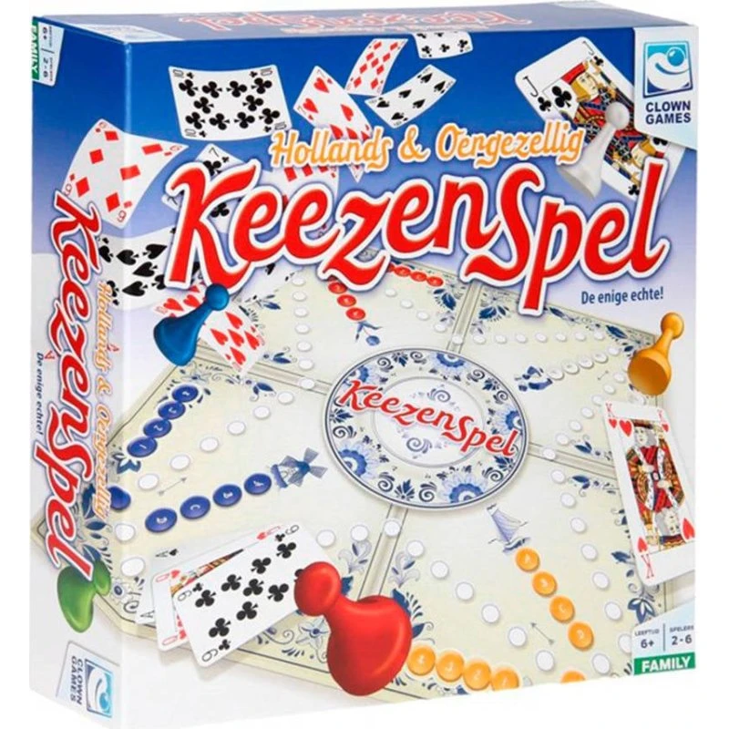 Clown Games Keezenspel - 50x50 cm, 2-6 spelers