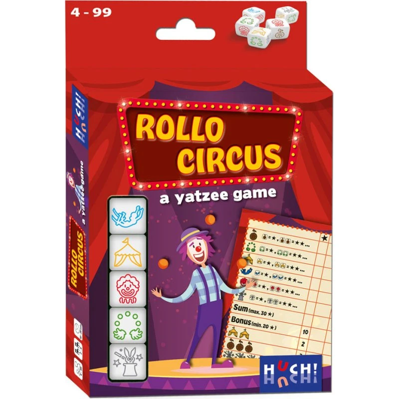 Rollo Yatzee - Circus Dobbelspel