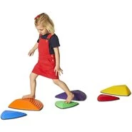 Gonge® Rivierstenen Set van 6 - Balansstenen voor kinderen