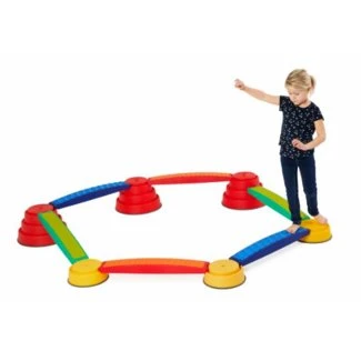 Gonge Build 'n Balance Tactiel Parcours - 12 delig