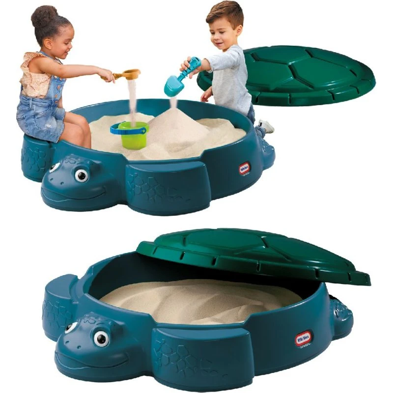 Little Tikes Go Green Zandbak Schildpad, donkergroen