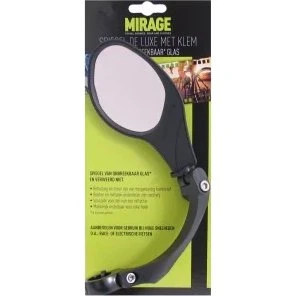Mirage Fietsspiegel Draaibaar O22.2mm Zwart