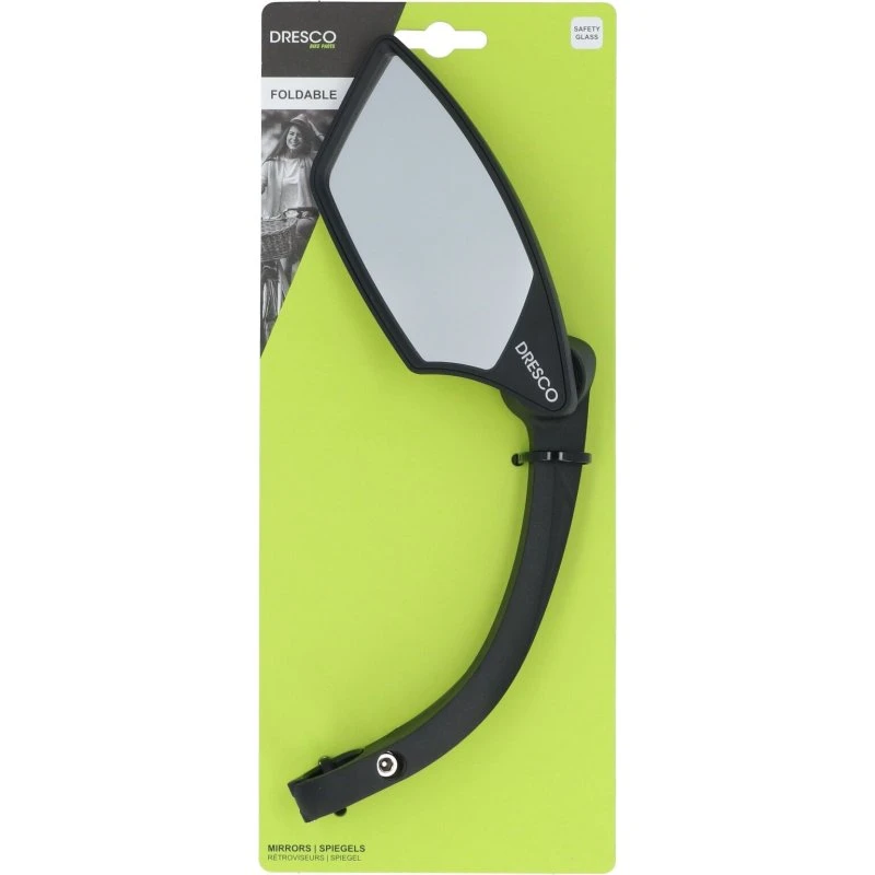 Dresco Fietsspiegel Luxe zwart
