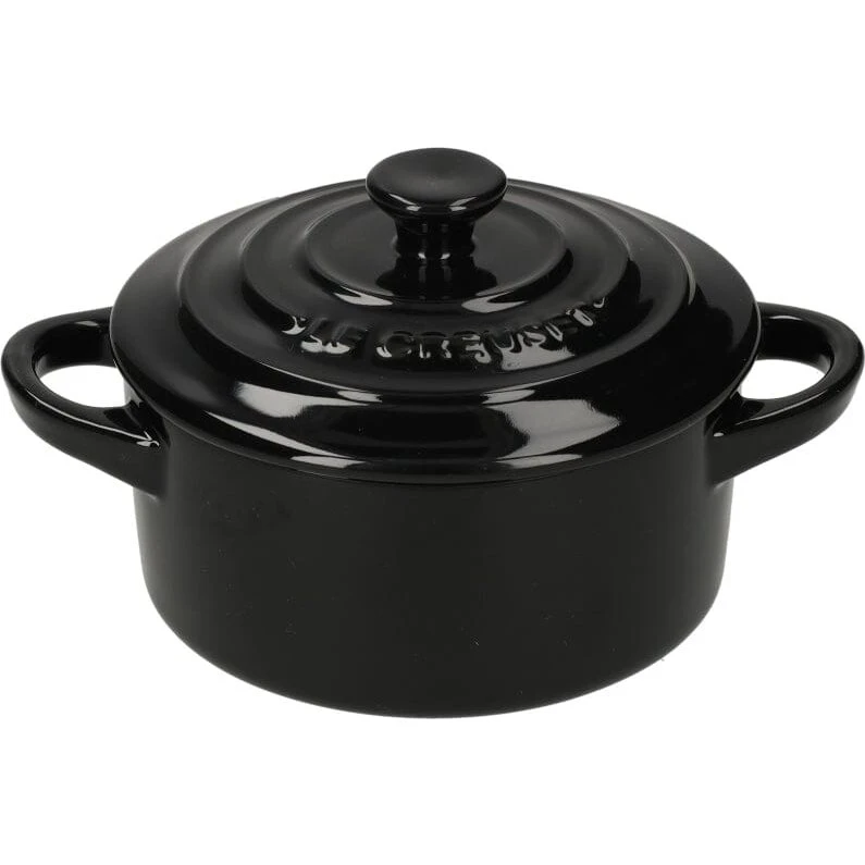 Le Creuset Mini-Braadpan Ebbenzwart 10cm 0,2l