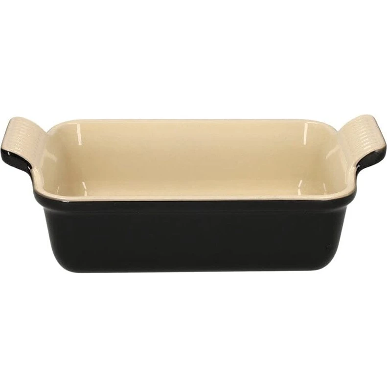 Le Creuset Heritage Ovenschaal Rechthoekig Ebbenzwart 19 x 14 cm
