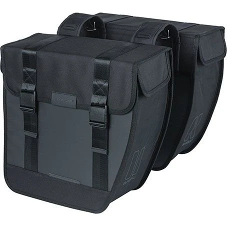 Basil Tour Waterproof XL Dubbele Fietstas 35L Zwart