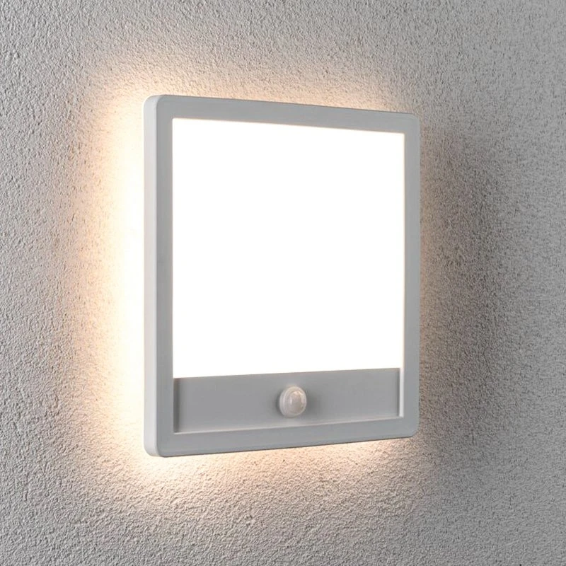 Paulmann Lamina LED buitenwandlamp met bewegingssensor, wit