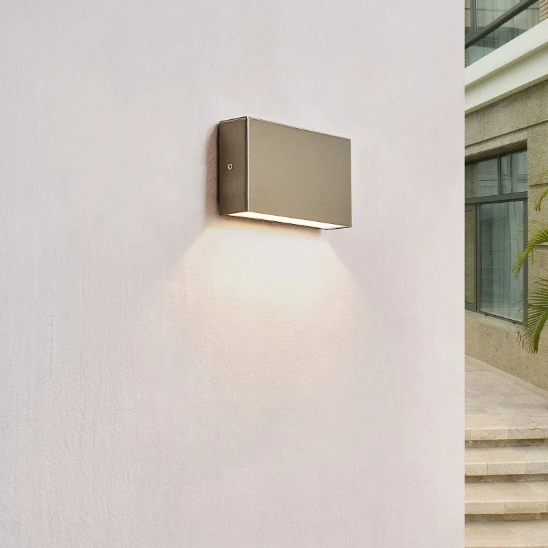 Arcchio Karline LED Buiten Wandlamp - Roestvrij Staal - IP65