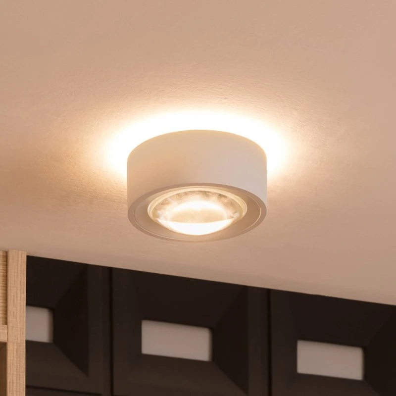 Arcchio Rotari LED plafondlamp - Rond - Wit - Met Glazen Lens