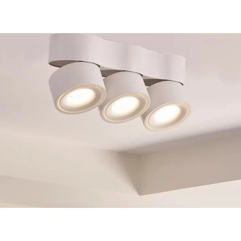 Arcchio Rotari LED Plafondspot - Wit - 3 Verstelbare Lampen