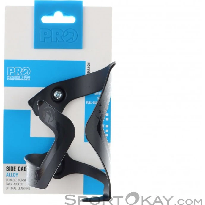 Pro Alu Bidonhouder Zwart Zijkant Links