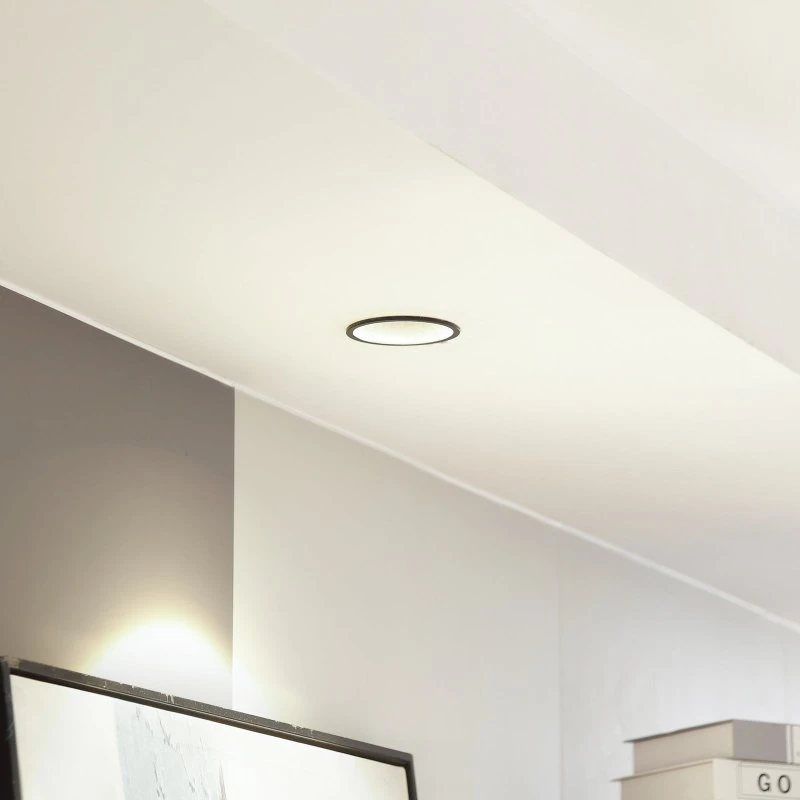 Arcchio LED Downlight Niria - Zwart - 3000K - Dimbaar