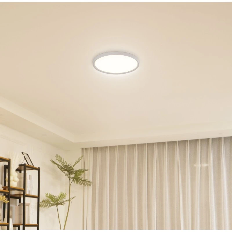 Lindby Pravin LED plafondlamp - Wit - Ø 40 cm - CCT